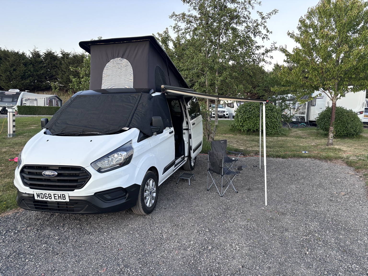 Charlie Van Dan Ford Transit Custom campervan